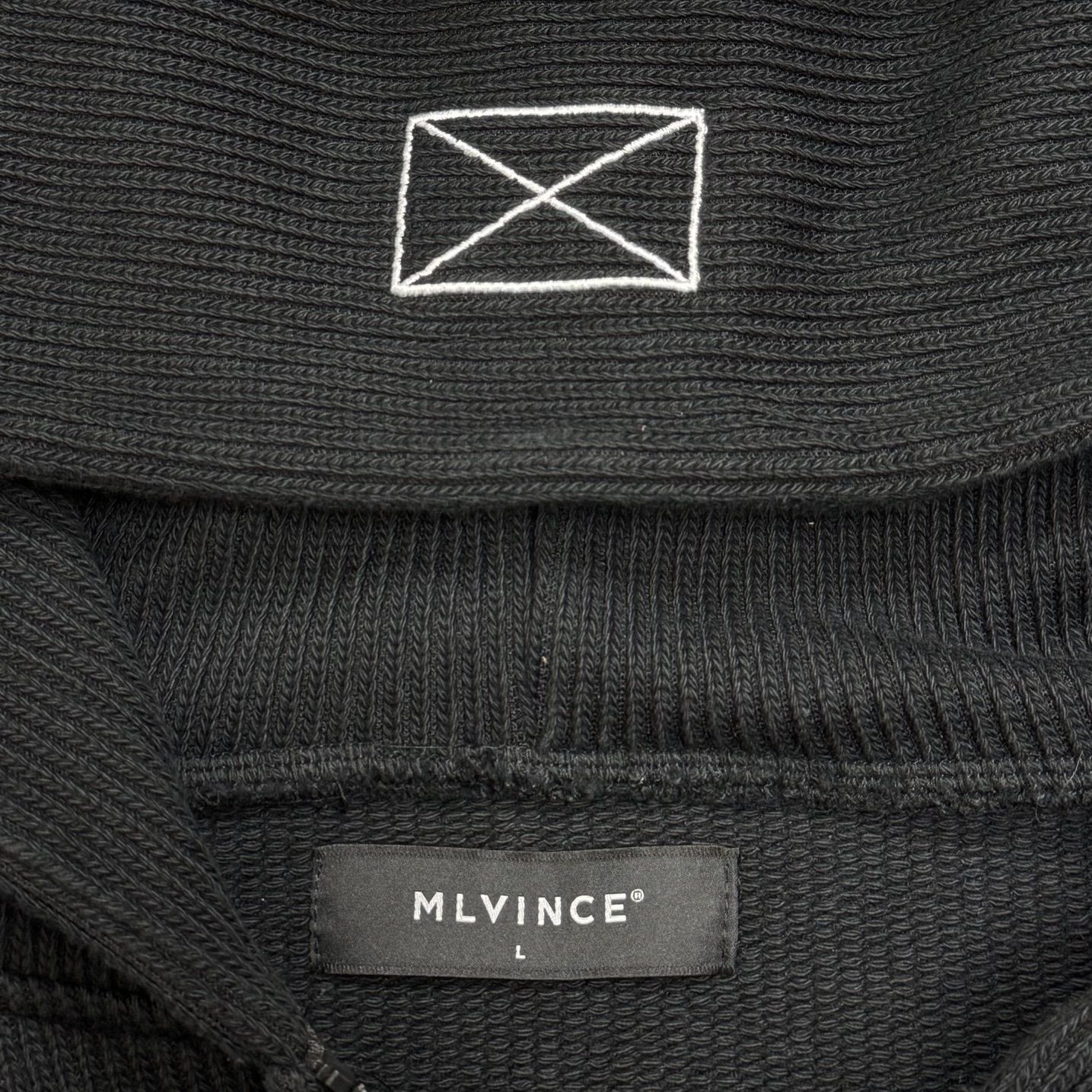 参考上代29700円 MLVINCE 25SS KNIT ZIP HOODY ニットジップフーディー 