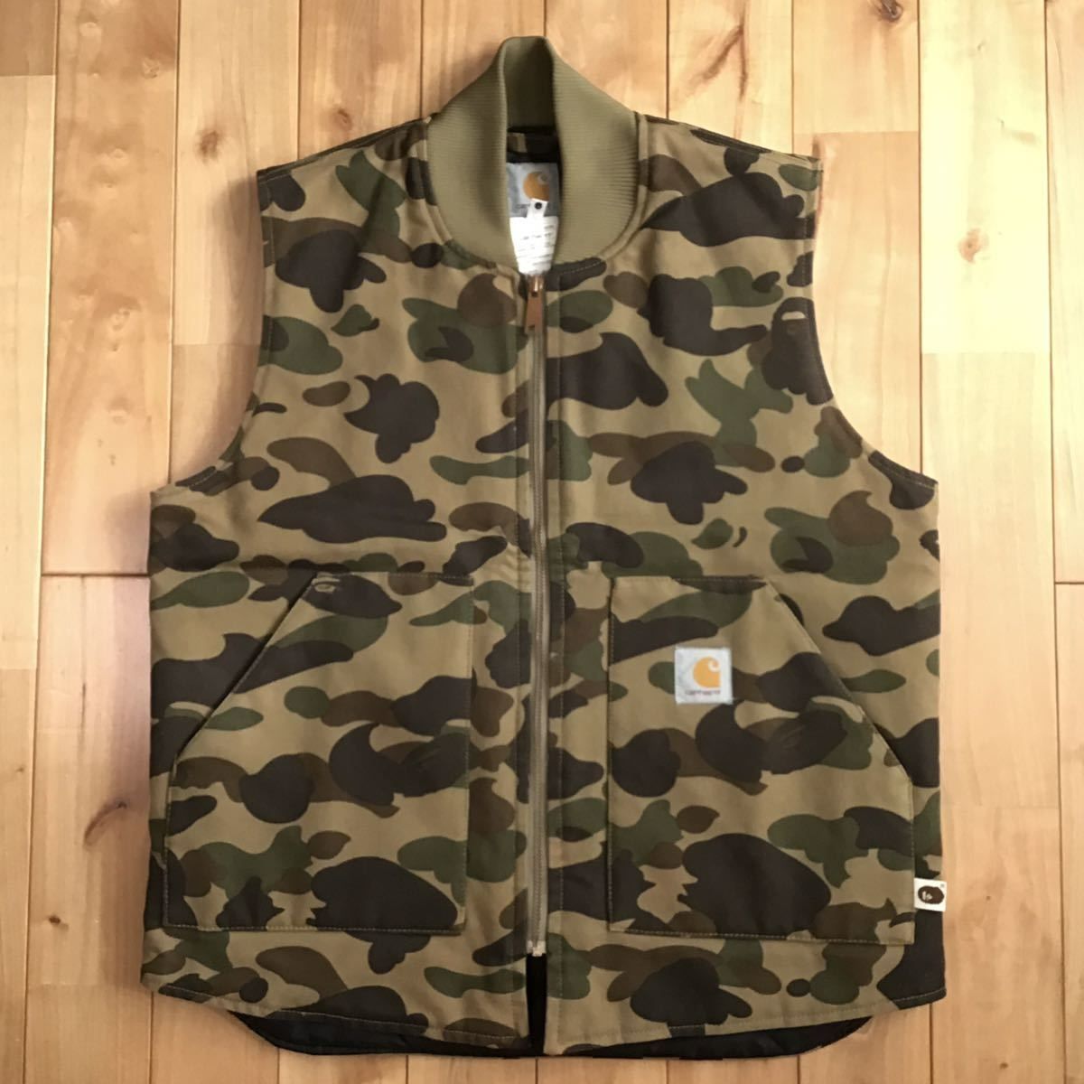 ☆激レア☆ Carhartt × BAPE ベスト Mサイズ 1st camo a bathing ape