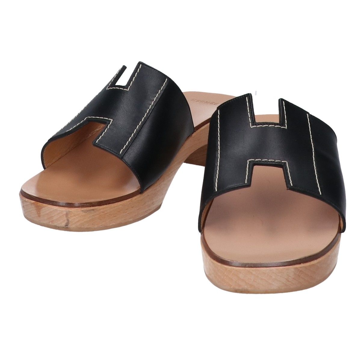 HERMES エルメス 【美品】ケブラール Hロゴ サンダル/ 37 - メルカリ