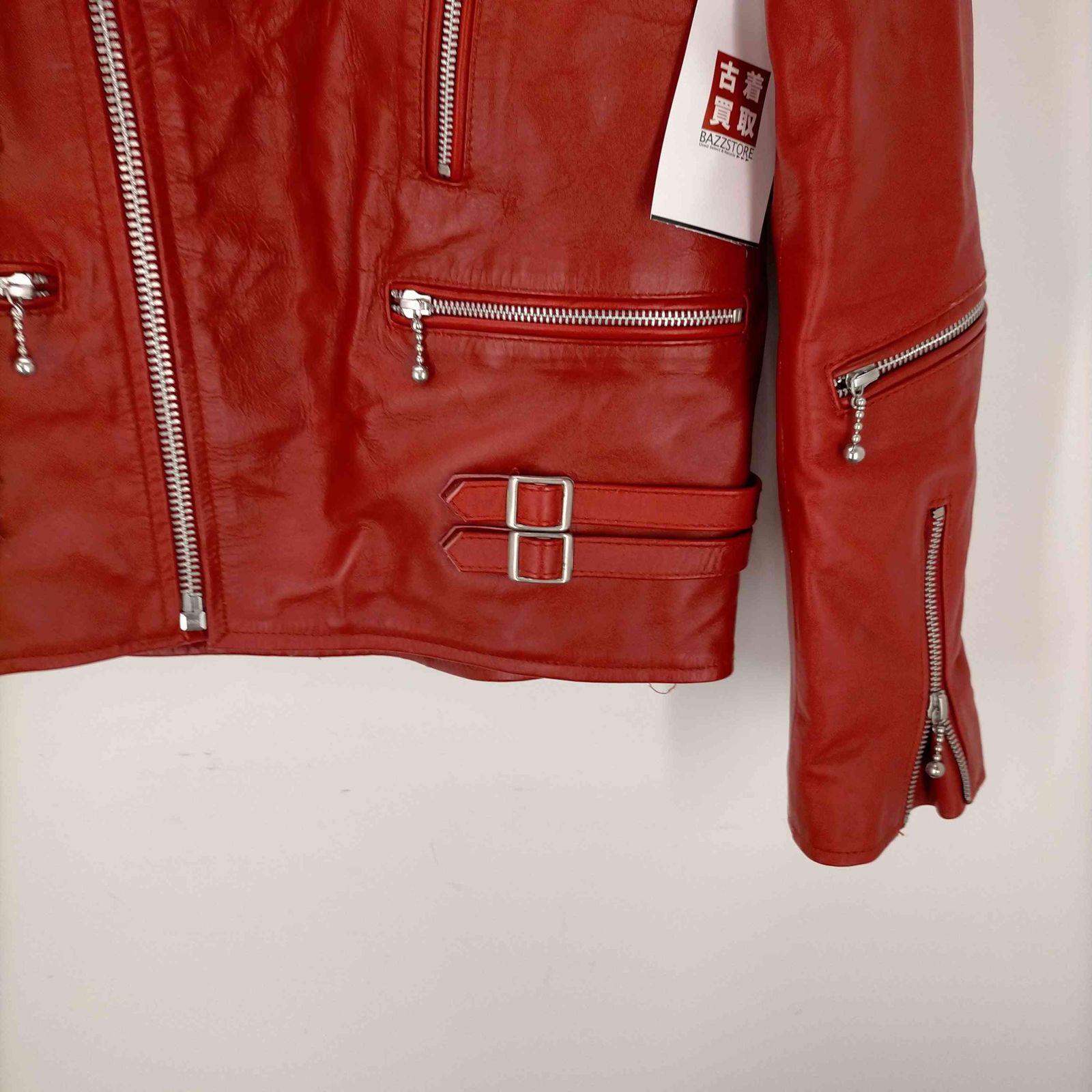 HORN WORKS レッド ダブルライダースジャケット L Amazon | （ホーンワークス）HORN WORKS UKダブルライダースジャケット