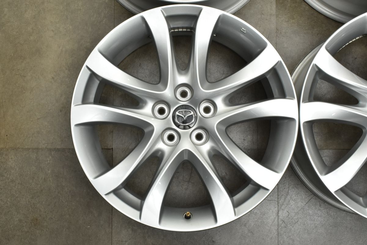 業界最安値に挑戦中！ マツダ GJ アテンザ 純正 19in 7.5J 45 PCD114.3 4本セット MAZDA6 CX-30 MX-30 流用 ノーマル戻し スタッドレス用に 即日発送!