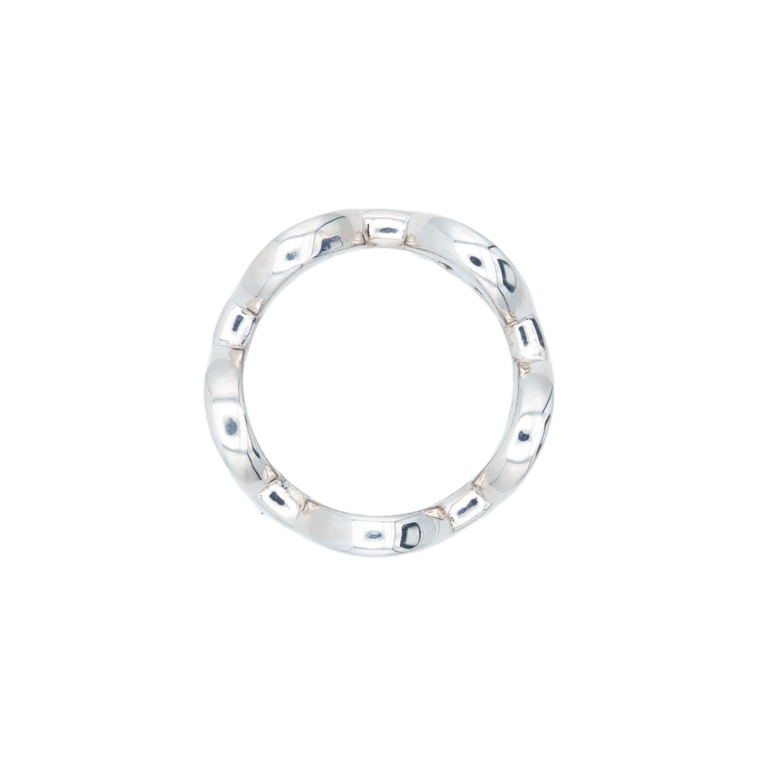 新品】HOORSENBUHS ホーセンブース Dame Classic Tri-Link Ring Silver 