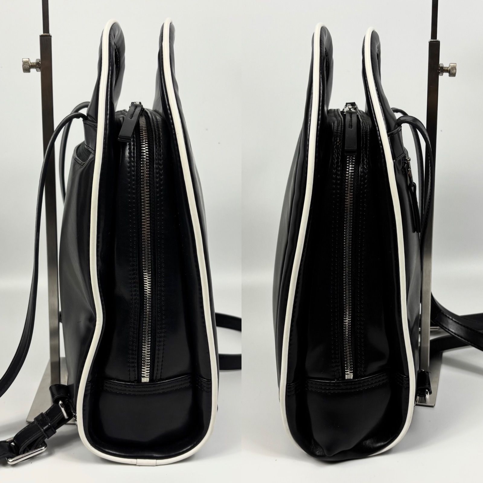 DIESEL ディーゼル メタルDロゴ ムーンバックパック リュック ブラック