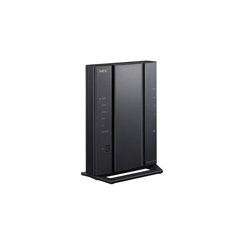 NEC 無線LAN Wi-Fiルーター WiFi5 11ac | Atermシリーズ 4ストリーム 5GHz帯 | 2.4GHz帯 AC2600 IPv6通信対応 PA-WG2600HM4 0