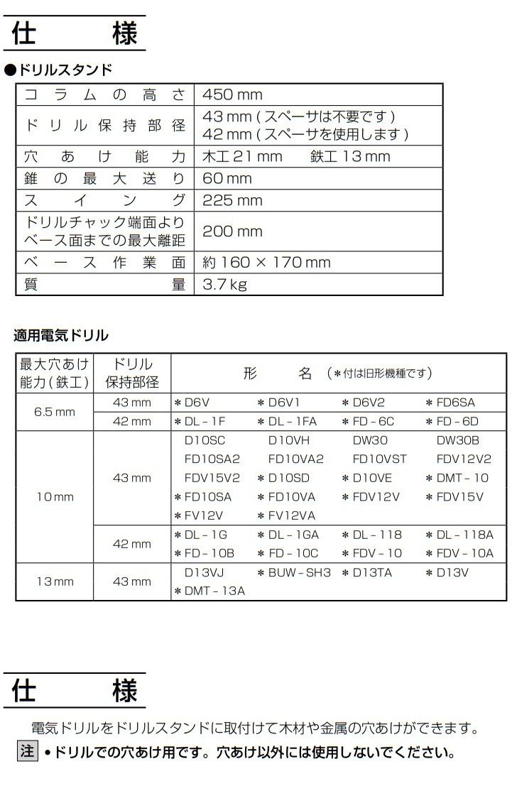 日立 電動ドリル