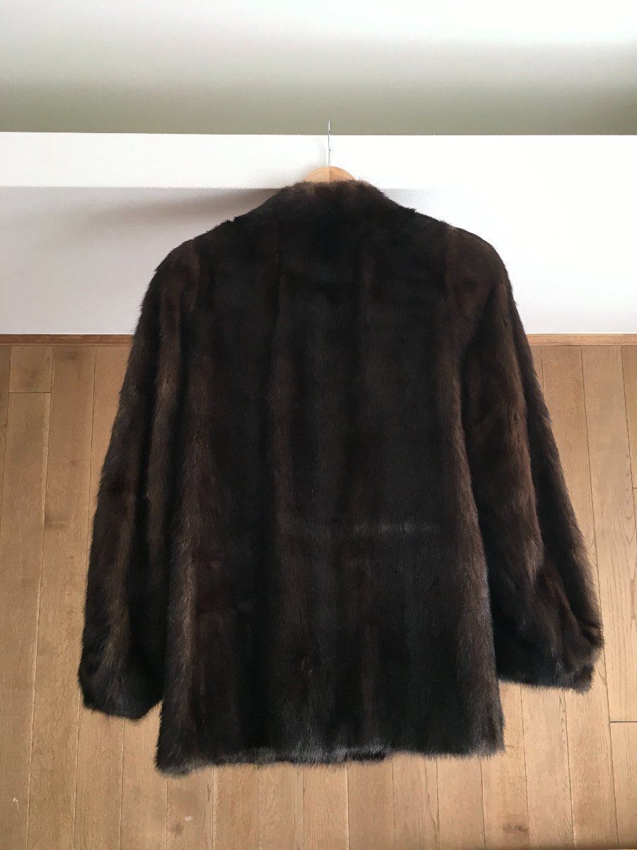 美品 PARTINA パルティナ ロング ミンクファー コート13号