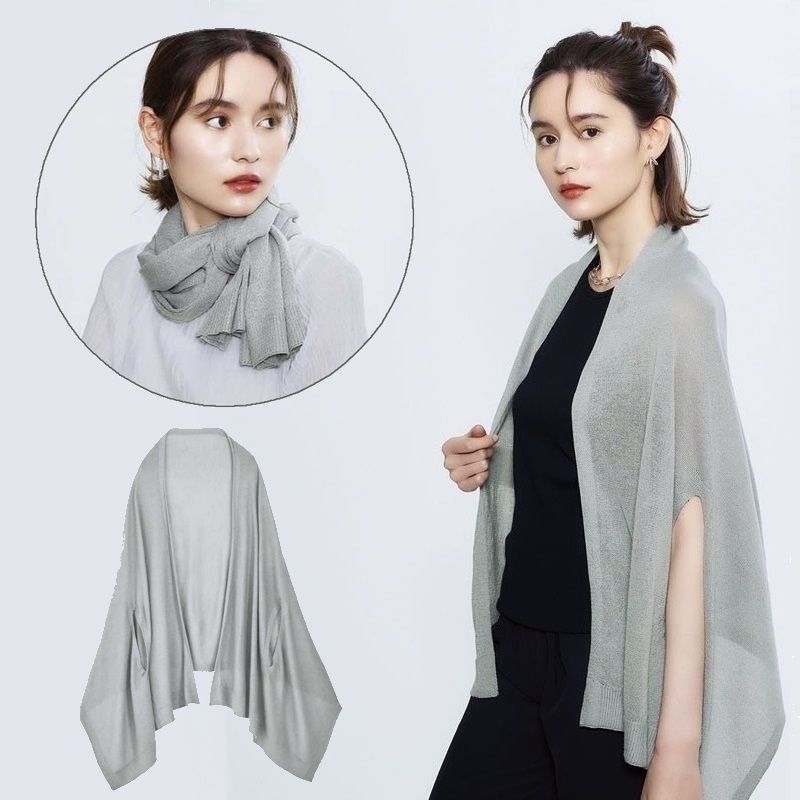 ディノス特別セット 遮夏クール日傘＆UVケープストール ディノス特別