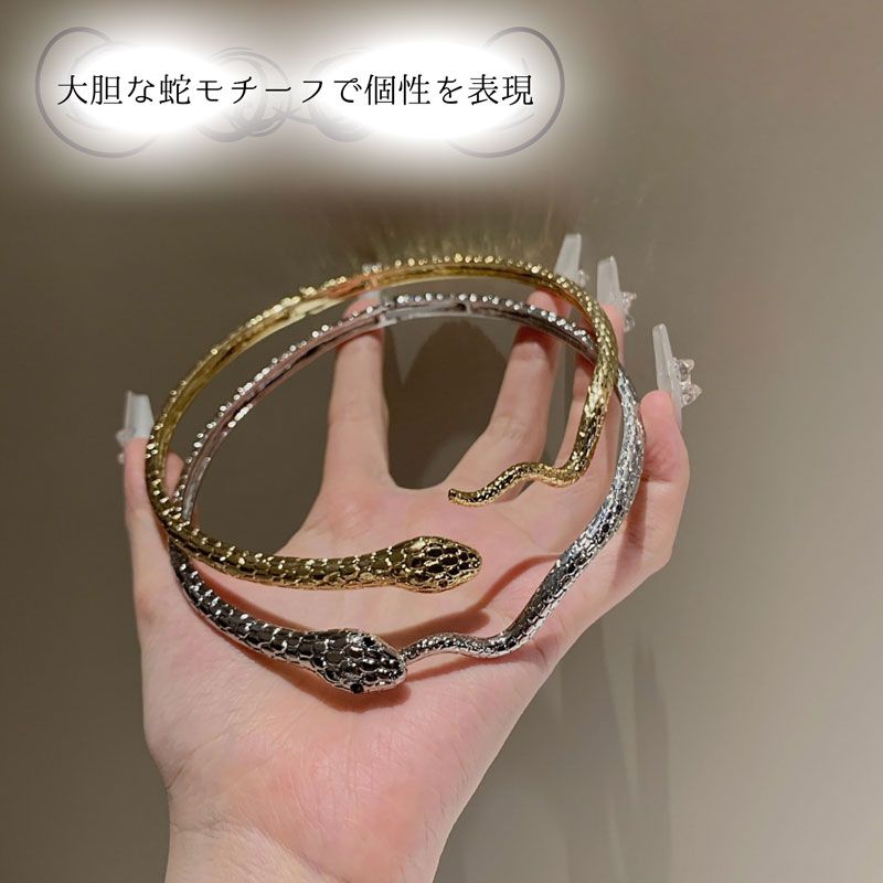 14th addiction アンティークチョーカー　snake 2カラー スネーク 蛇 モチーフ チョーカー ネックレス 金属製