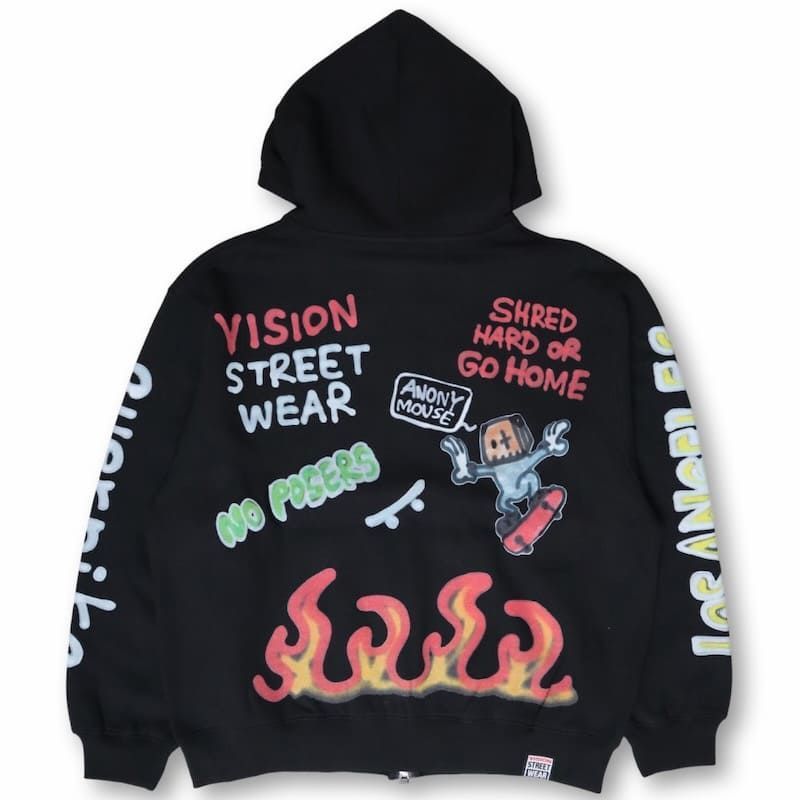 新品 メンズ vision street wear ヴィジョンストリートウェア guernika