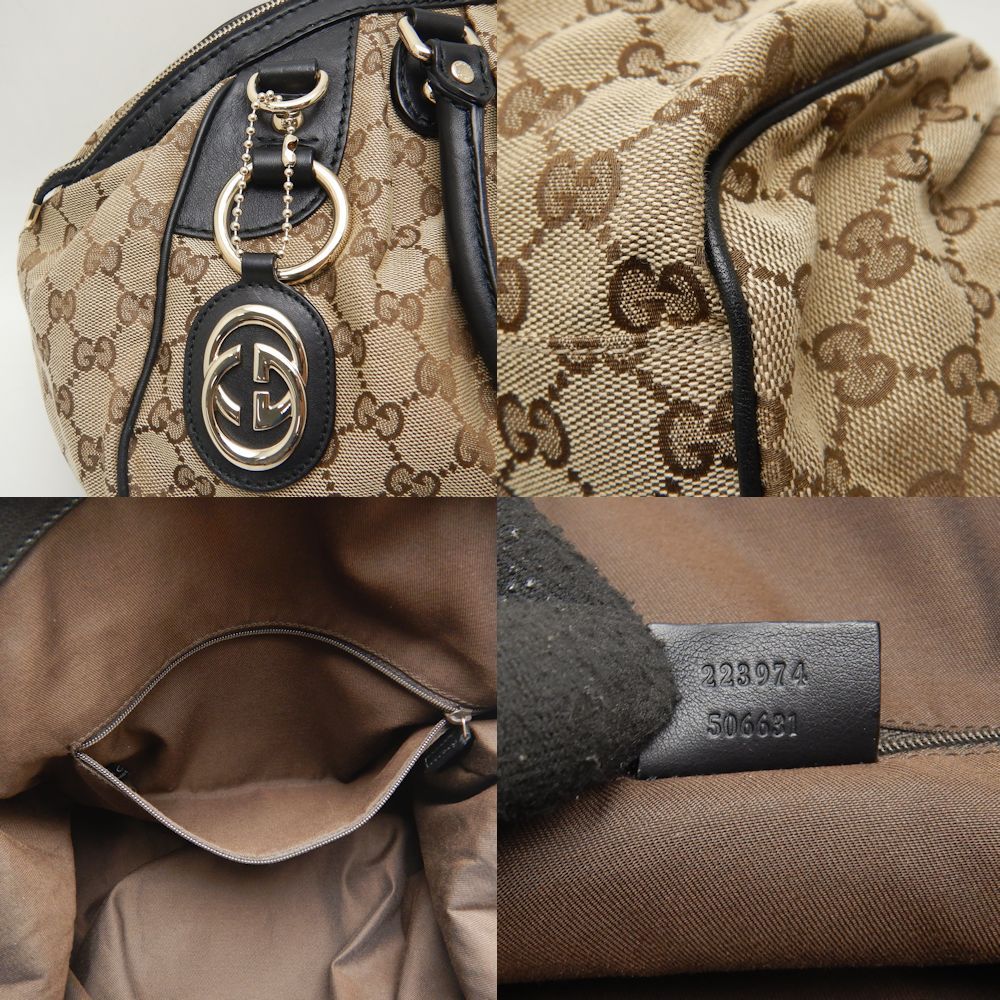 GUCCI グッチ トートバッグ スーキー 楽天市場】GUCCI グッチ スーキー GGキャンバス ハンドバッグ