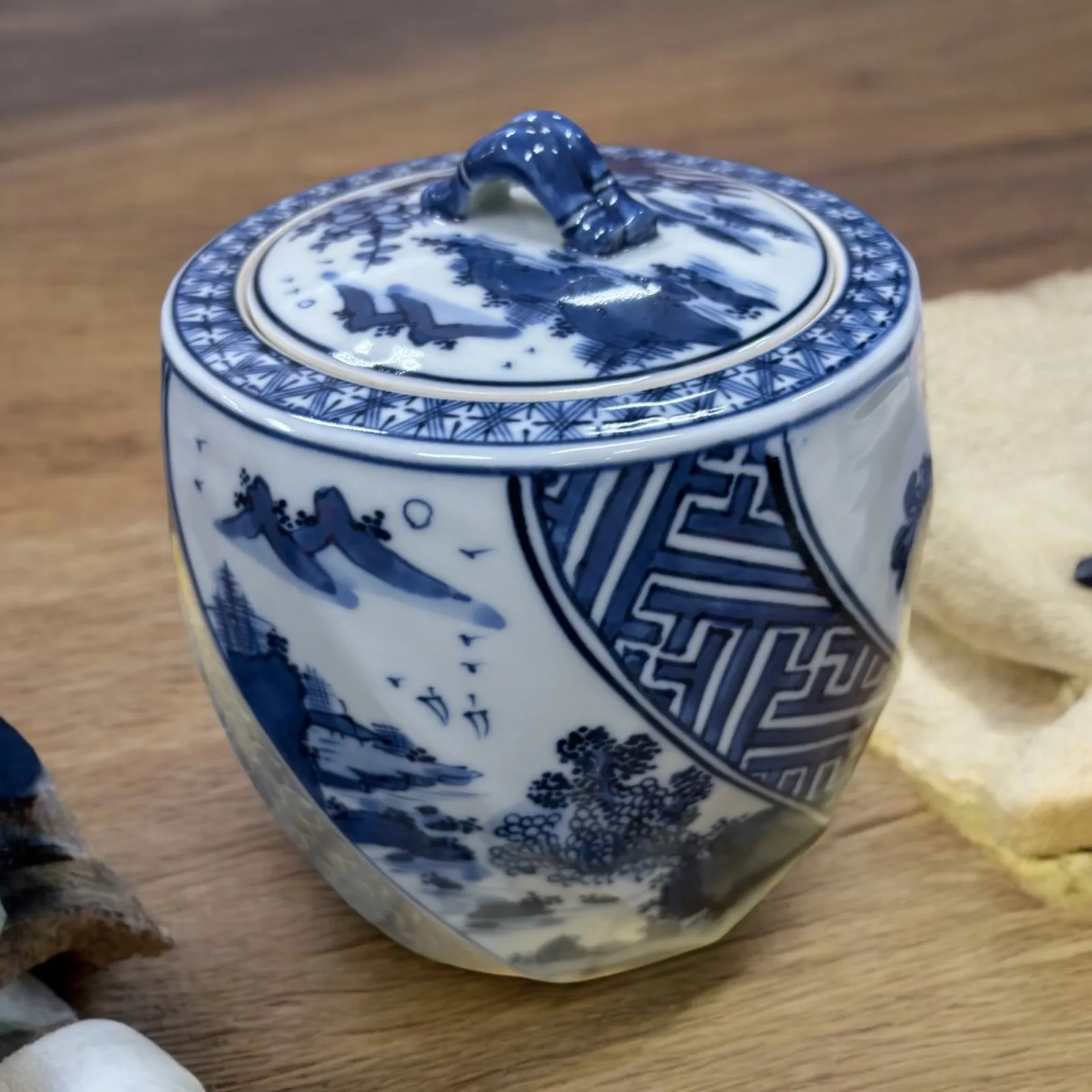 Ｒ１０　水指　『平安　林秀峰造』『金彩彩竹文』『一重口水指』　共箱　茶道具 R828 水指 『宇田佐平造』『朝鮮唐津』『一重口水指』 共箱