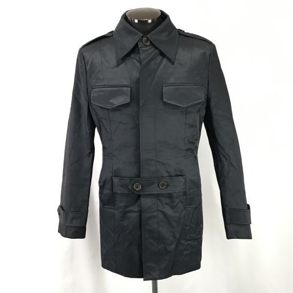 SALE>5351 pour les hommes/プールオム☆ツヤ/光沢コート【メンズF/黒 ...