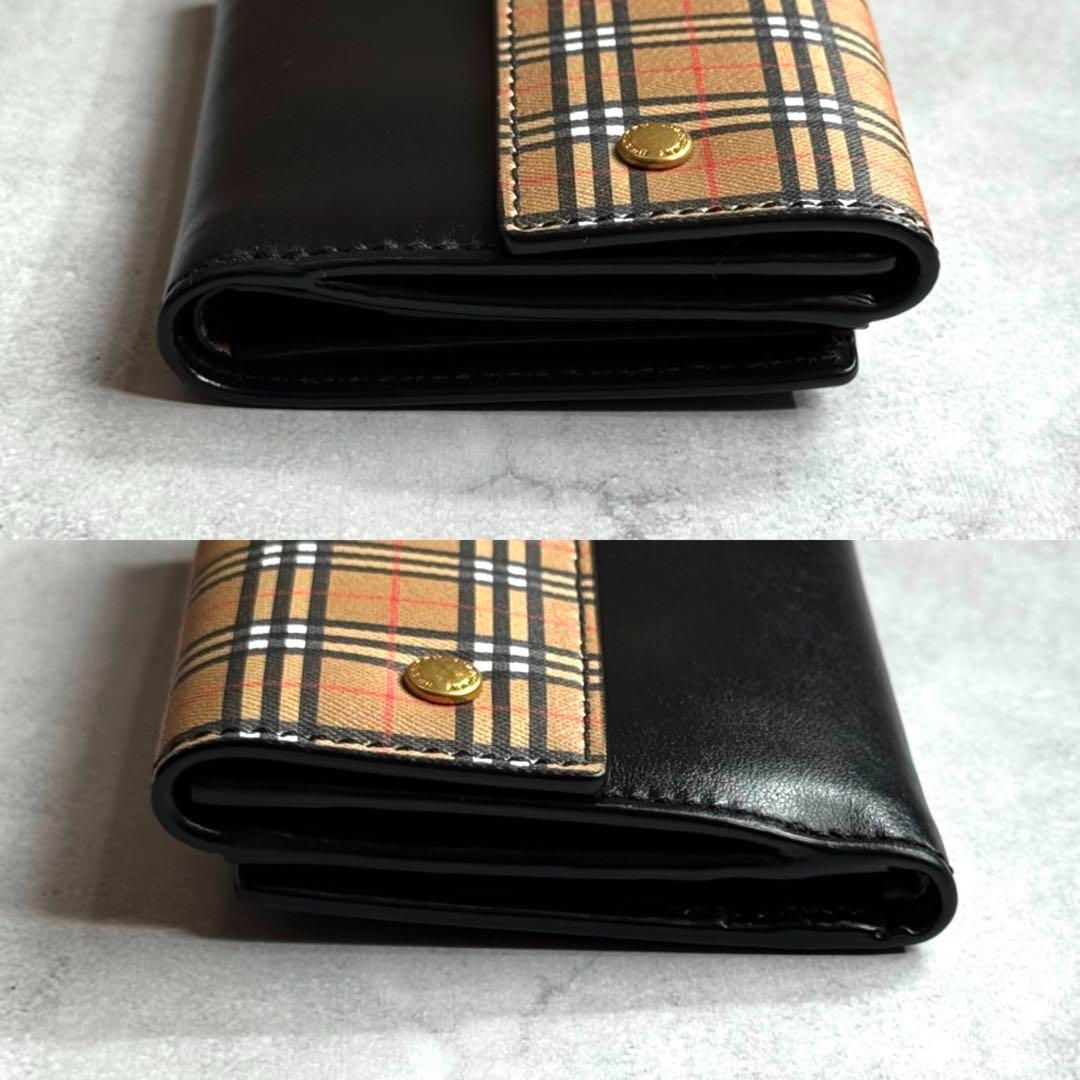 BURBERRY バーバリー ヴィンテージチェックコンパクトウォレット BURBERRY】ヴィンテージチェックのリュック＆ハットか、シックな