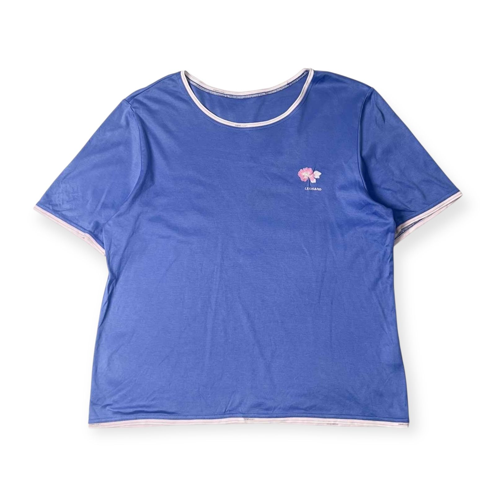 レオナール　半袖 Tシャツ LEONARD レオナール 半袖 Tシャツ カットソー/青紫 レディース - メルカリ