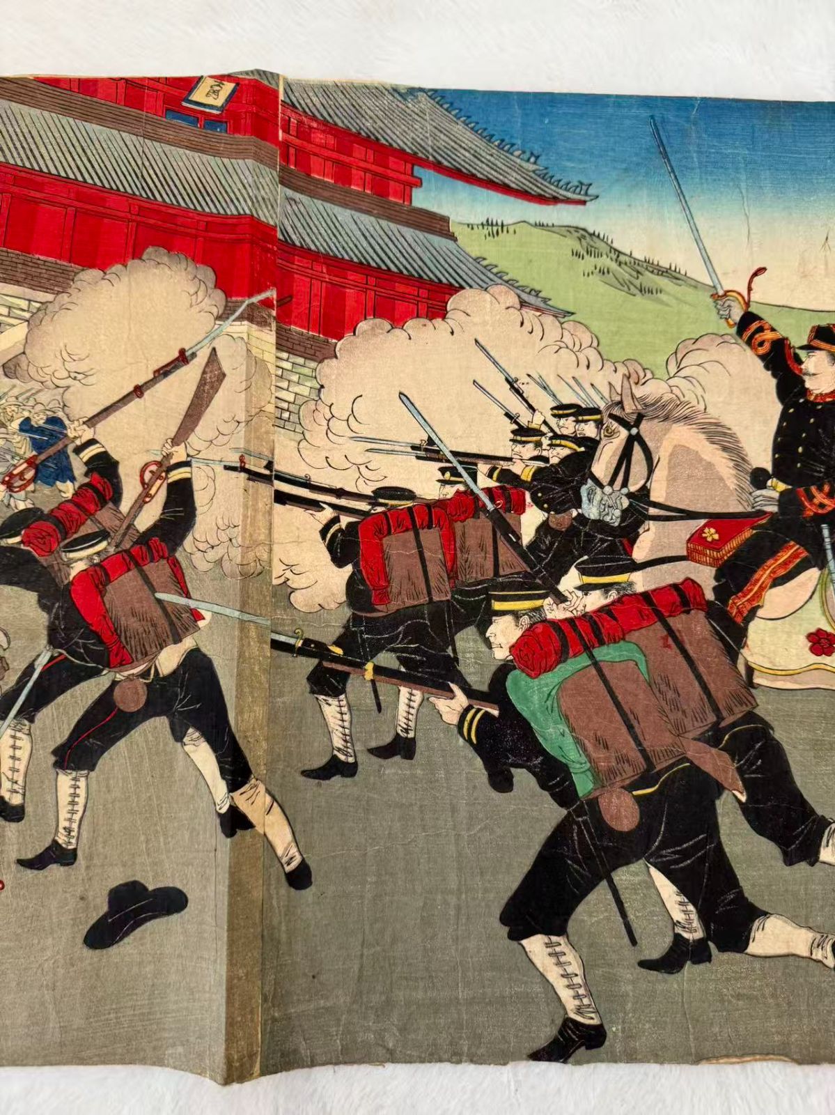 周延 大鳥公使大院君を擁護入城の図