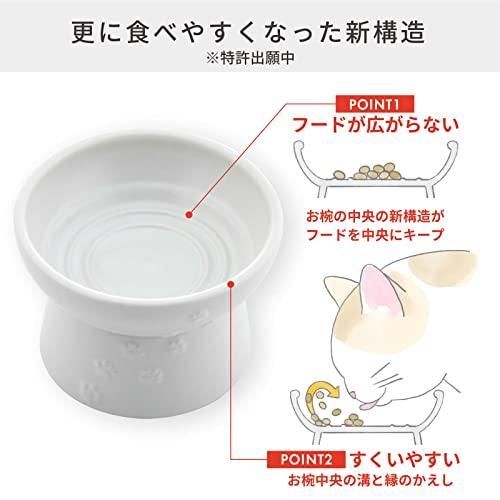 猫壱 猫用 脚付ボウル 日本製 ブルー フード WWW_SMP1DAWEKUDUS_SCH_ID