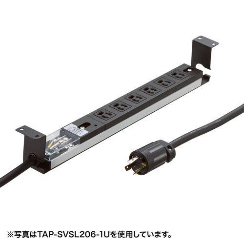 サンワサプライ サーバーラック用コンセントバー1U TAP-SVSL156-1U