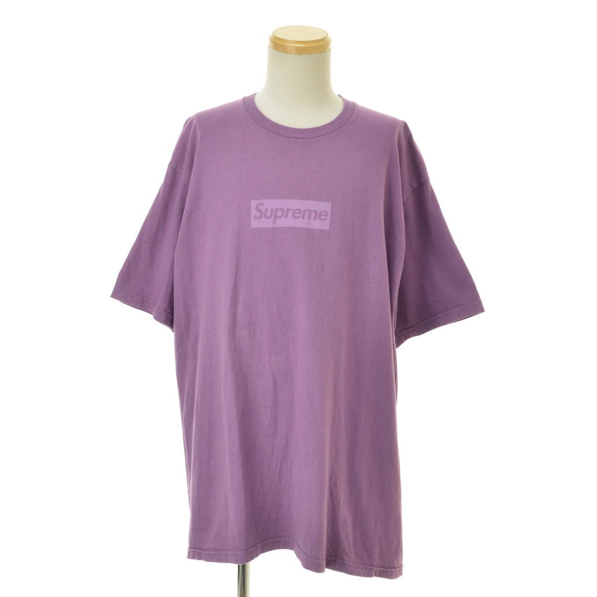 SUPREME】23SS Tonal Box Logo Tee Dusty Purple半袖Tシャツ|mercari