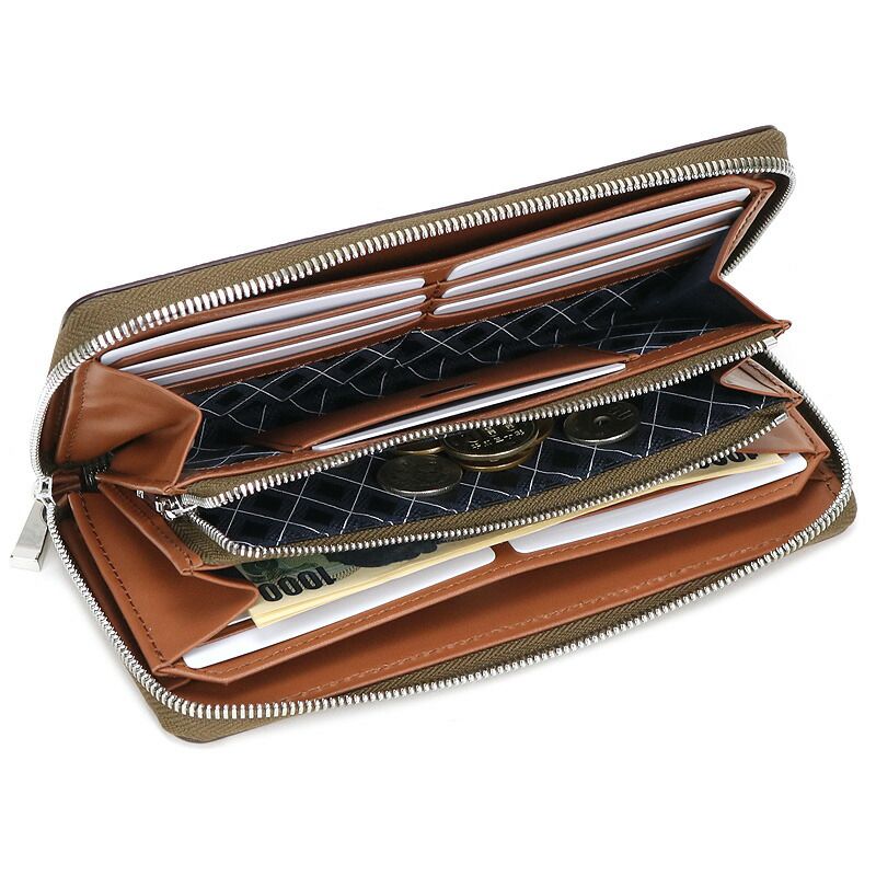 新品 タケオキクチ ラウンドファスナー長財布 メンズ ブランド 本革