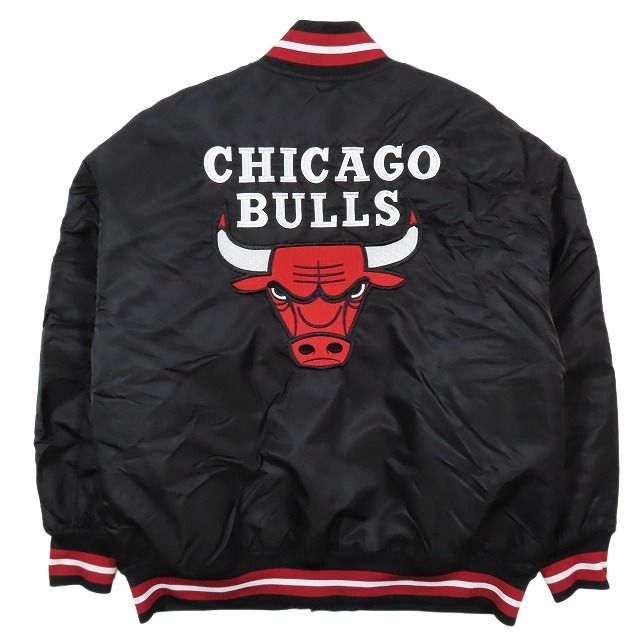 ブルズ BULLS スタジアムジャンパー ジャケット 牛 スタジャン 赤