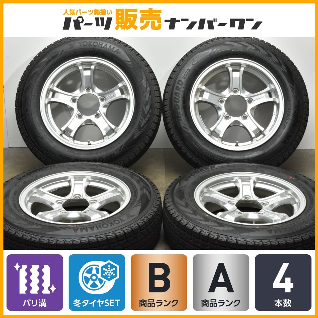 バリ溝】キーラー 16in 5.5J +22 PCD139.7 ヨコハマ アイスガード G075 