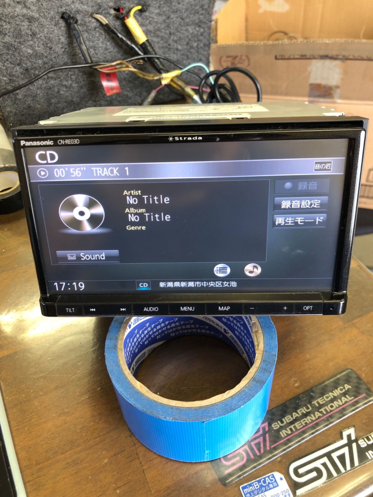 カーナビ panasonic CN-RE03D DVD bluetooth - gogoR パーツショップ