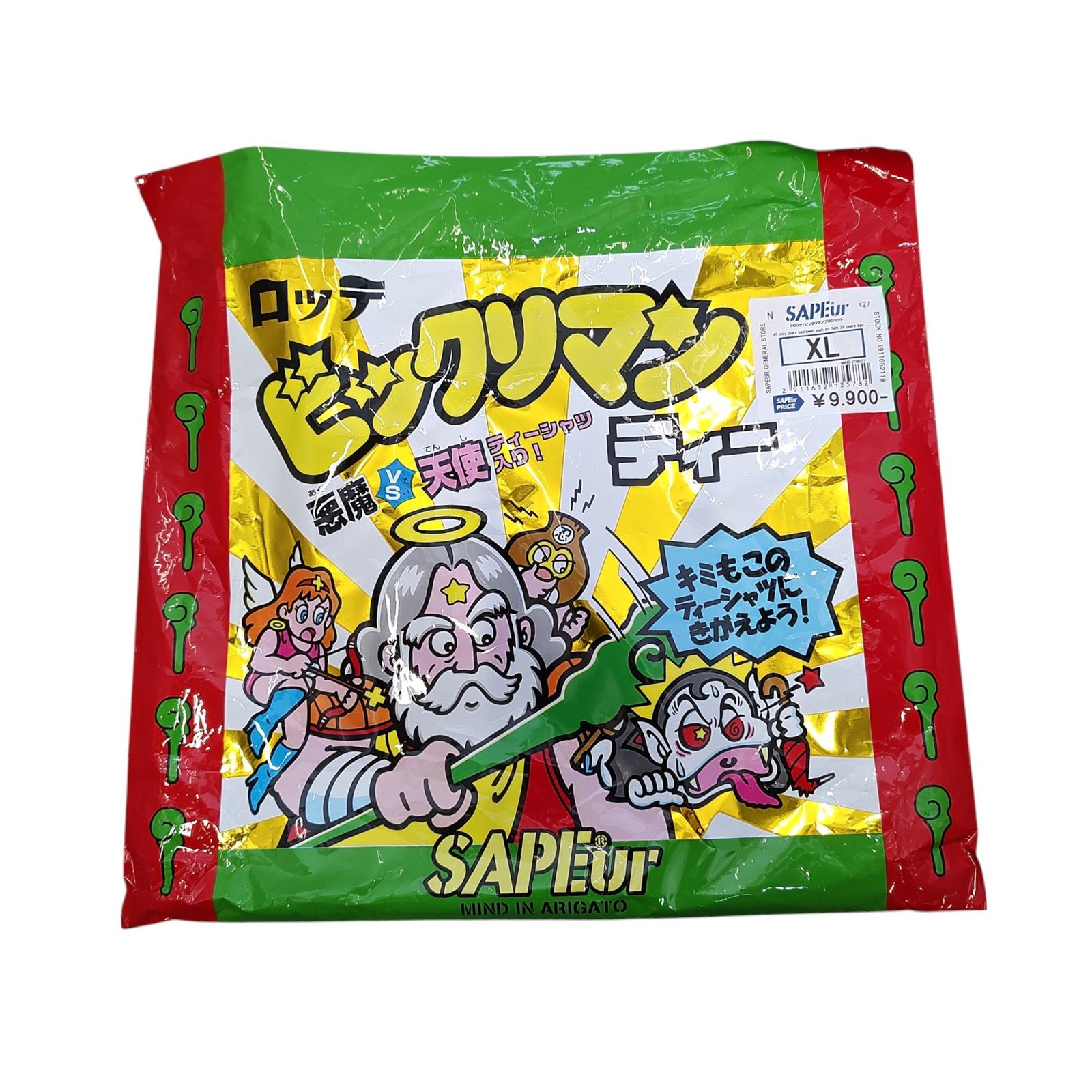 sapeur ビックリマン SAPEur サプール ビックリマン スーパーデビル 長袖 Tシャツ XL