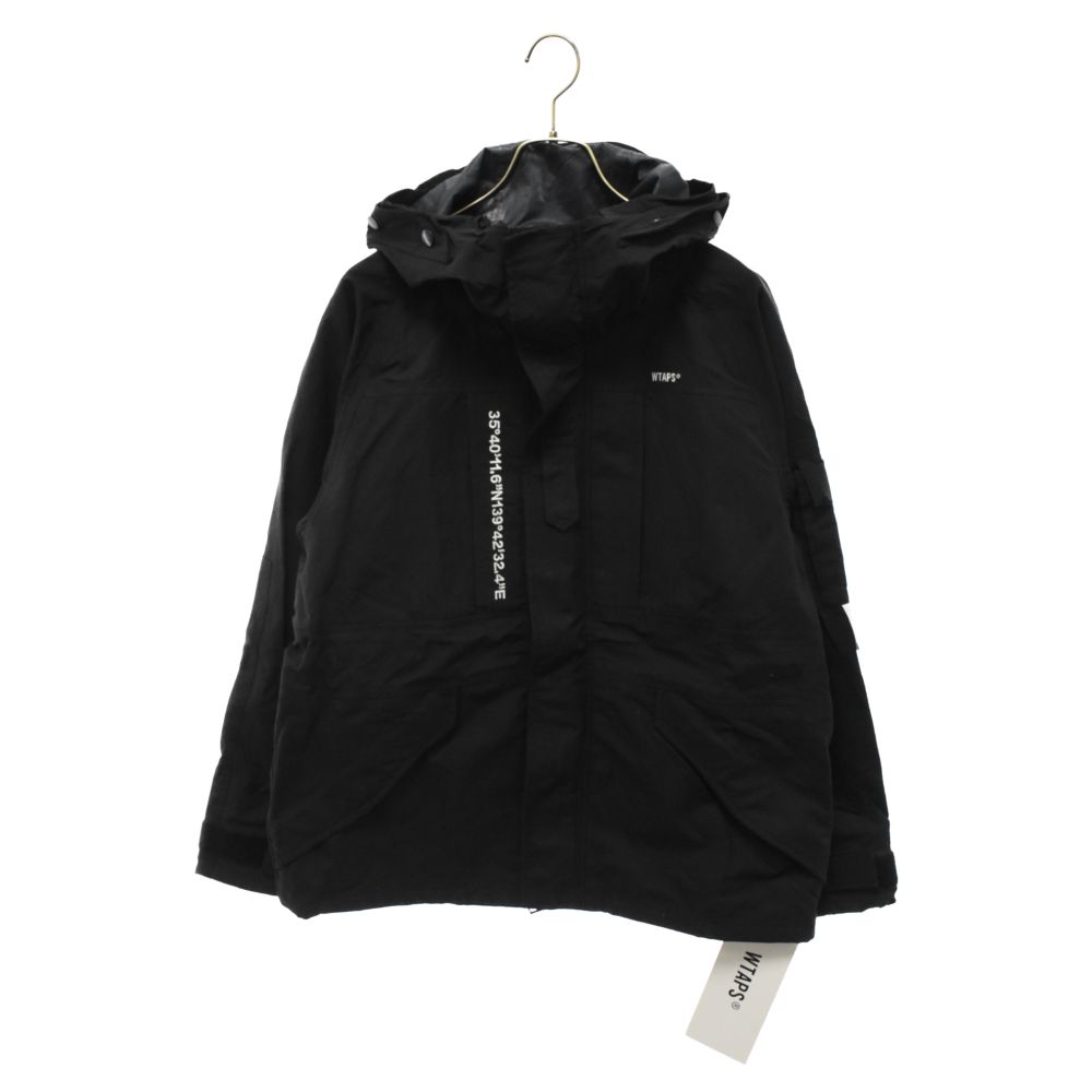 WTAPS (ダブルタップス) 19AW SHERPA JACKET 刺繍デザイン シェルパ ジャケット ナイロンマウンテンパーカー ブラック  192BRDT-JKM03 - メルカリ