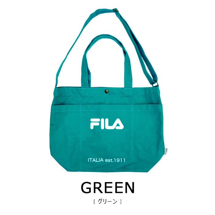FILA フィラ トート ショルダー 3ポケット 新品 A4 2way ロゴ