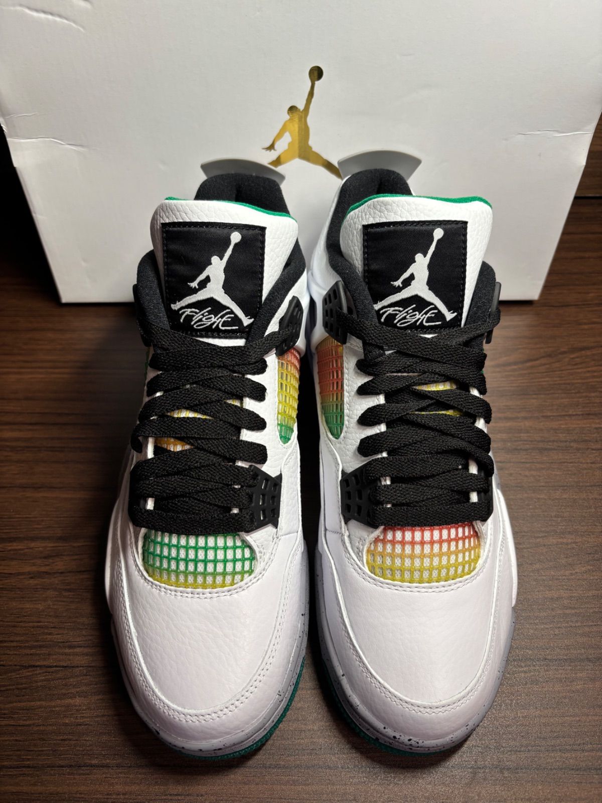 ナイキ ウィメンズ エアジョーダン4 ルシッドグリーン未使用品size27.0㎝