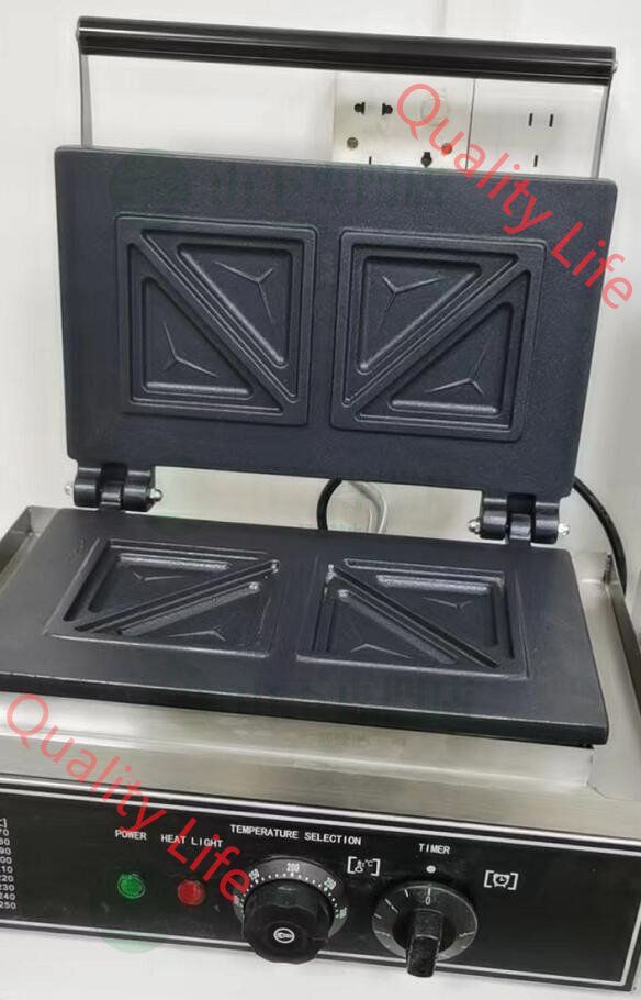 電気 ホットスナッカー ホットサンドメーカー 三角形 4個焼き 単相 100V |業務用|飲食店|店舗用品