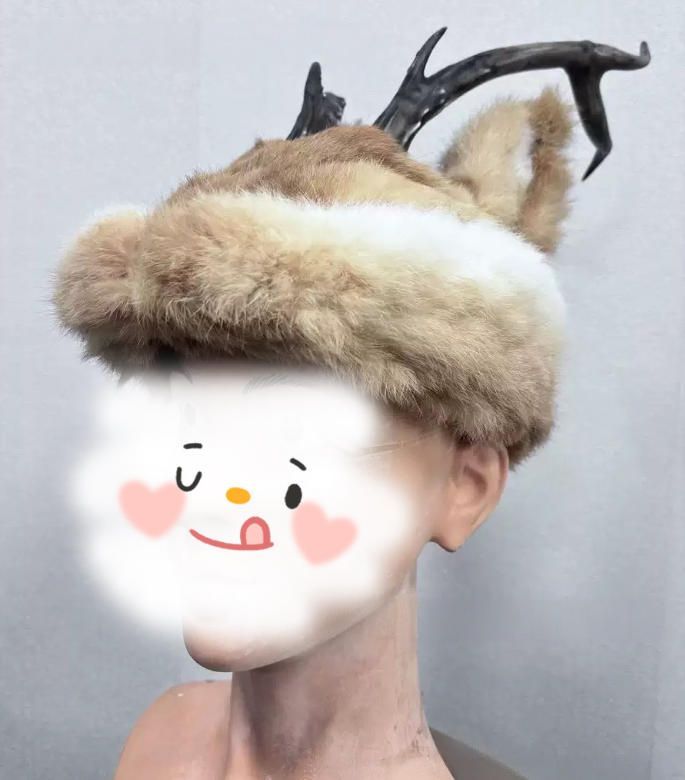 真皮動物兎馬毛 振り子旅行撮影道具