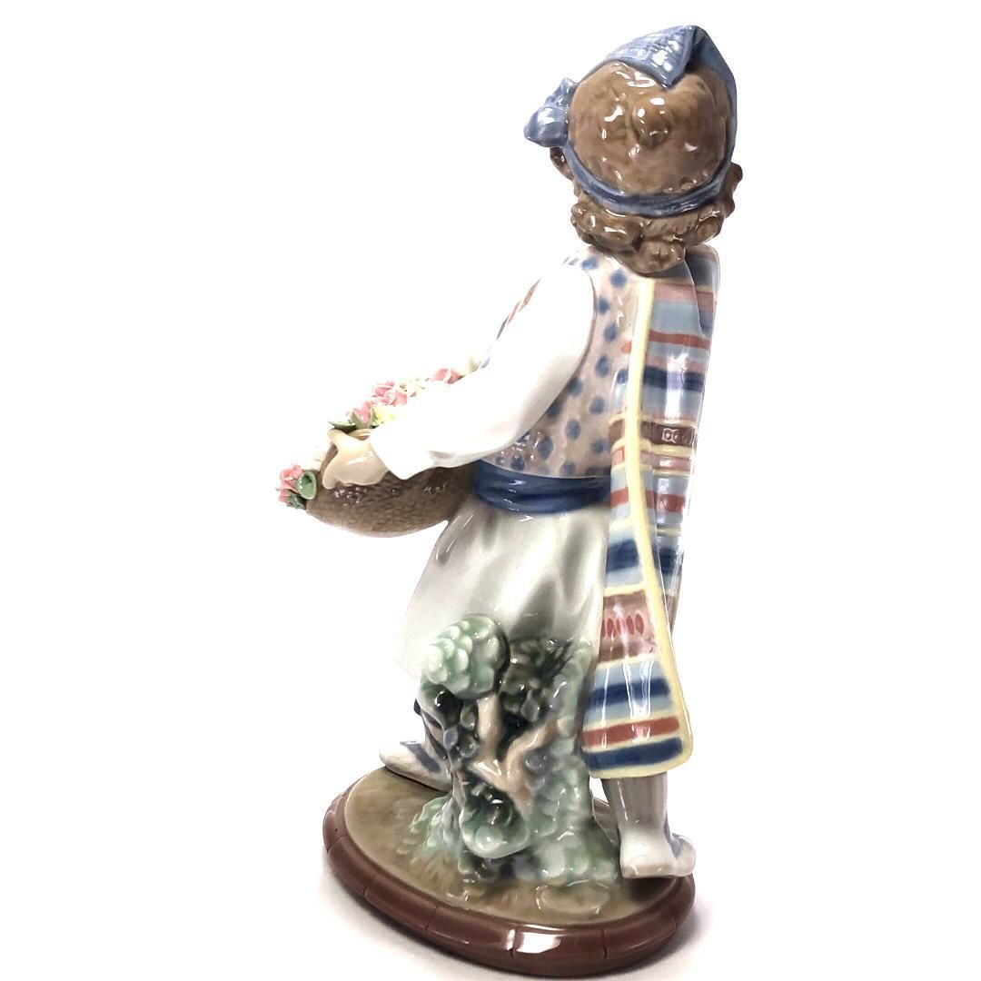 【美品】リヤドロ／バレンシアの花 ブーケを持つ少年／1526 美品】Lladro リヤドロ／バレンシアの花 ブーケを持つ少年／1526