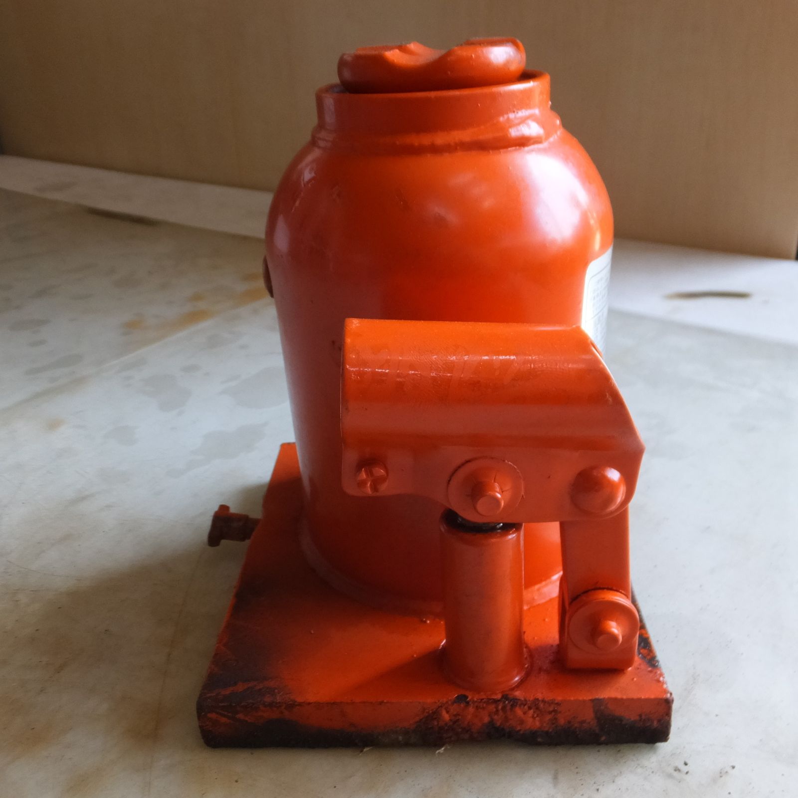 ◆マサダ 油圧ジャッキ HPB-15 工具 15ton 15トン 15TON 15000kg 油圧式 ダルマ だるま オイル 自動車 車載 点検 整備 5 ◆