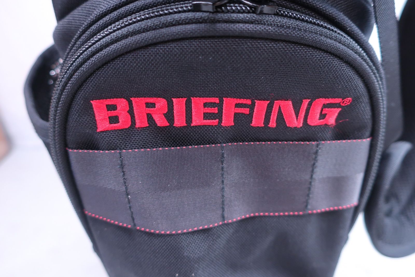 美品】ブリーフィング キャディバック CR-3 #03 ブラック／ホワイト
