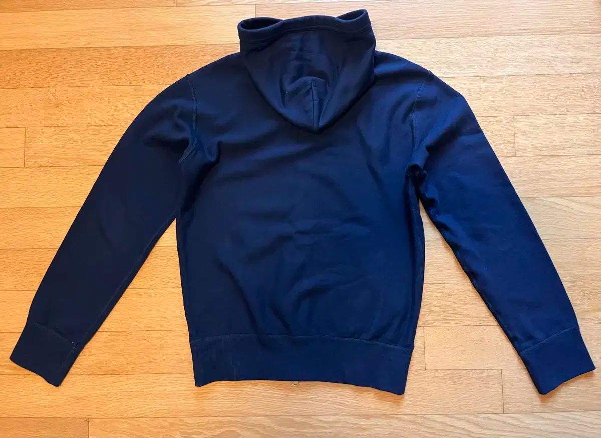 日本 BEAMS ビームス x LACOSTE ラコステ ネイビー フード ジップアップ XS