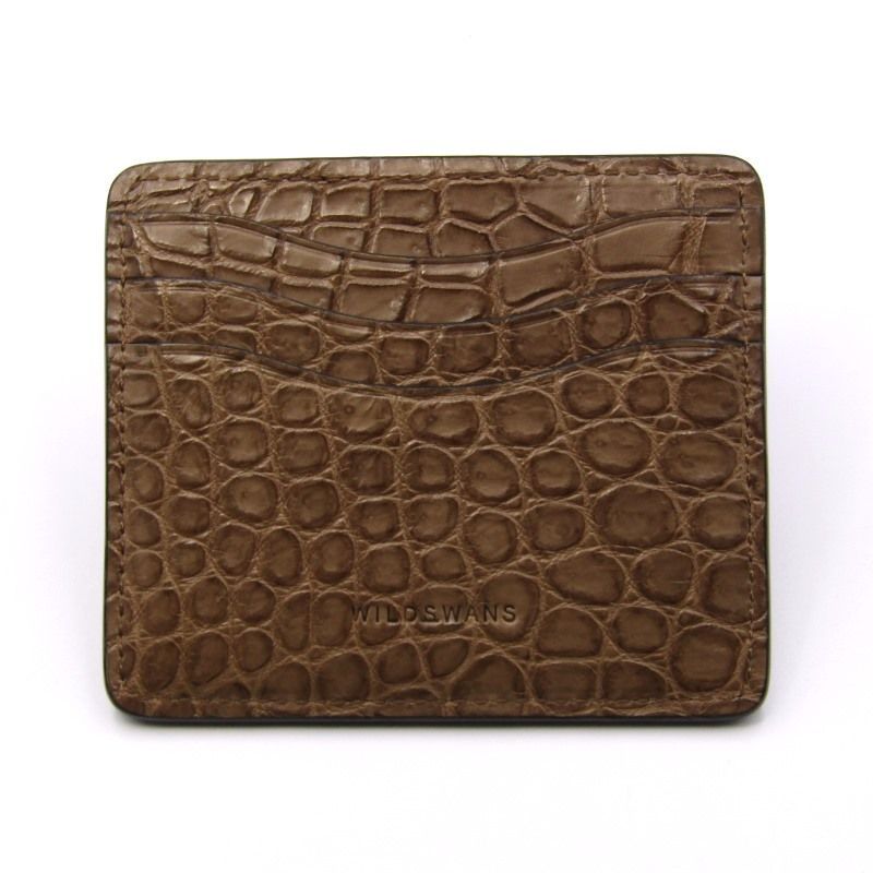 ワイルドスワンズ ミニマル ポロサス クロコ マネークリップ