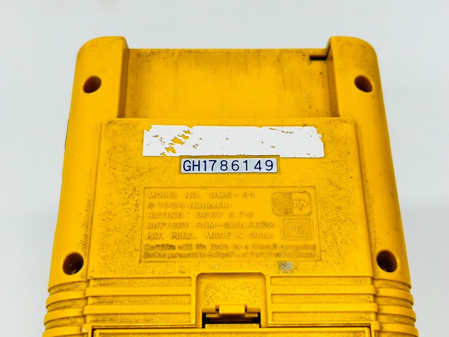 初代ゲームボーイ イエロー 黄色 本体 GAME BOY 動作確認み - メルカリ