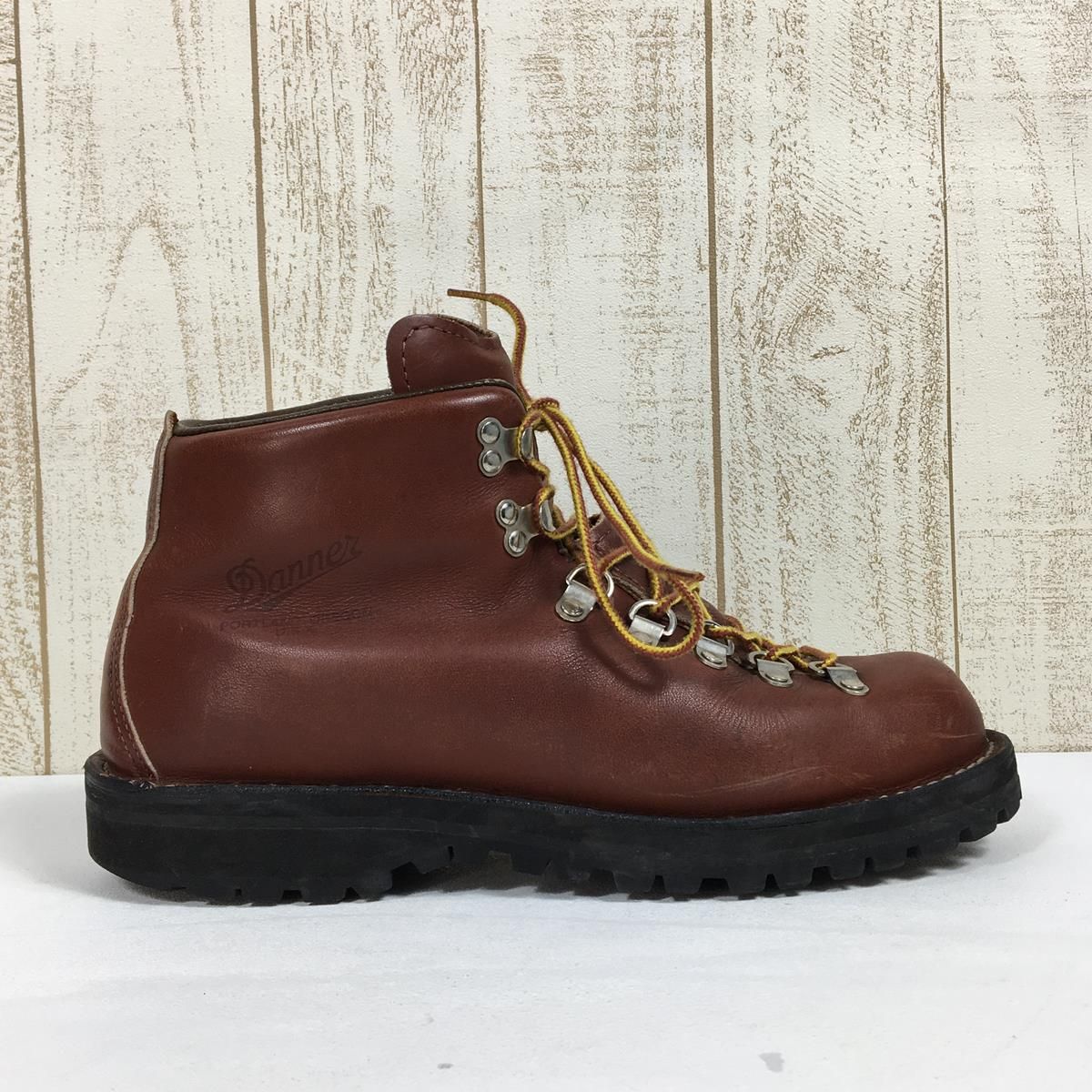 MENs 25.5cm ダナー 1990s マウンテン ライト ゴアテックス Mountain Light GTX ビブラムソール レザー マウンテンブーツ  黒タグ アメリカ製 ビンテージ 入手困難 DANNER 30520 ブラウン系 - メルカリ