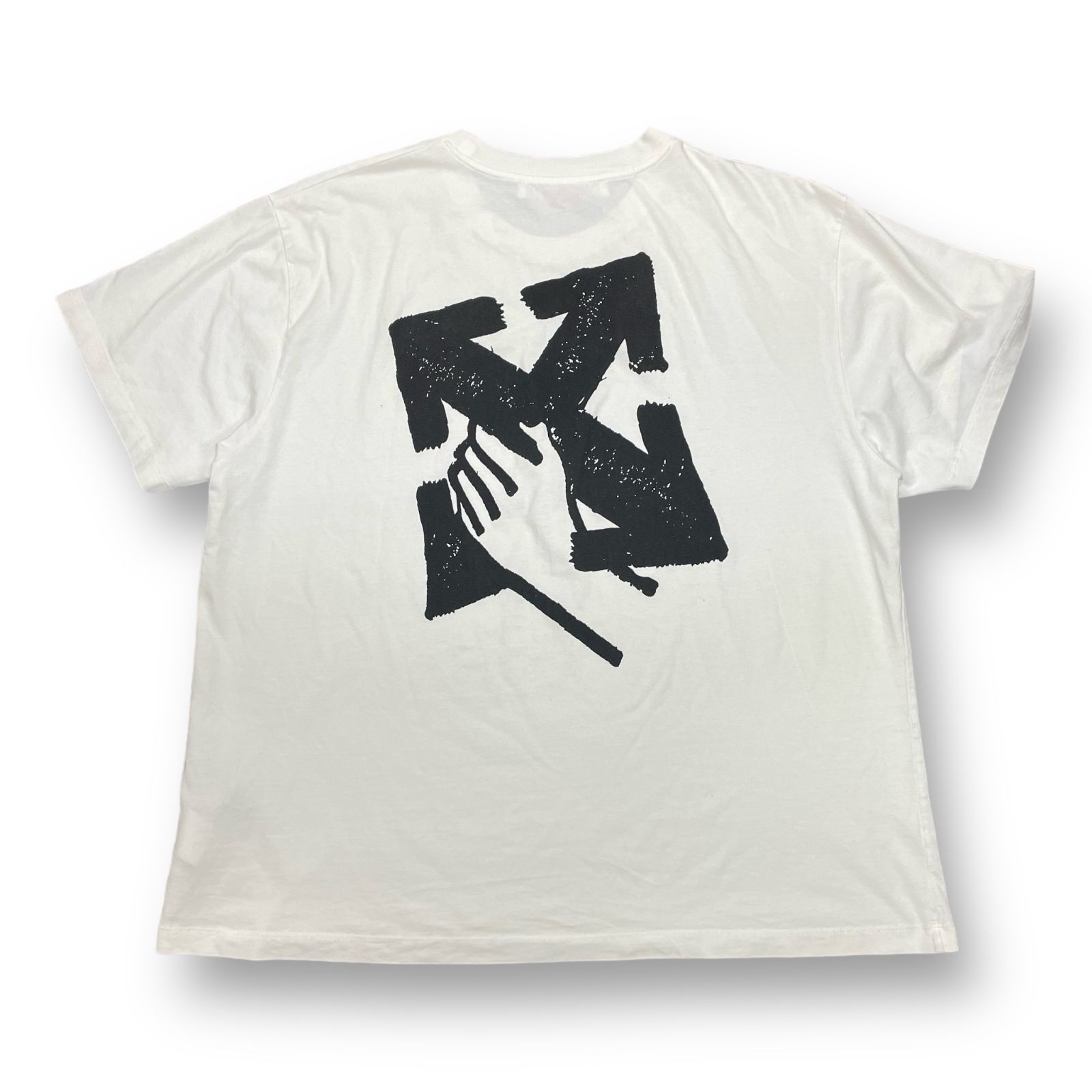 国内正規 OFF-WHITE 23SS Hand Arrow T-Shirt ハードアロープリントT