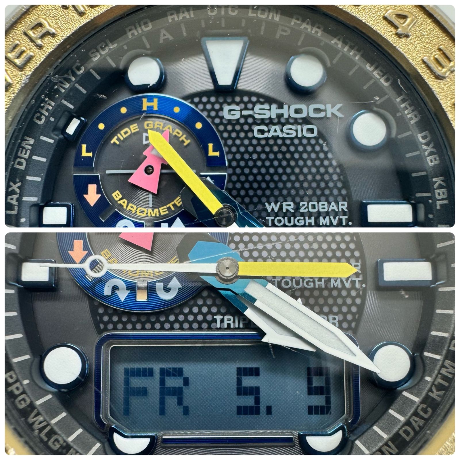 カシオ G-SHOCK ジーショック ガルフマスター GWN-1000F-2AJF 電波