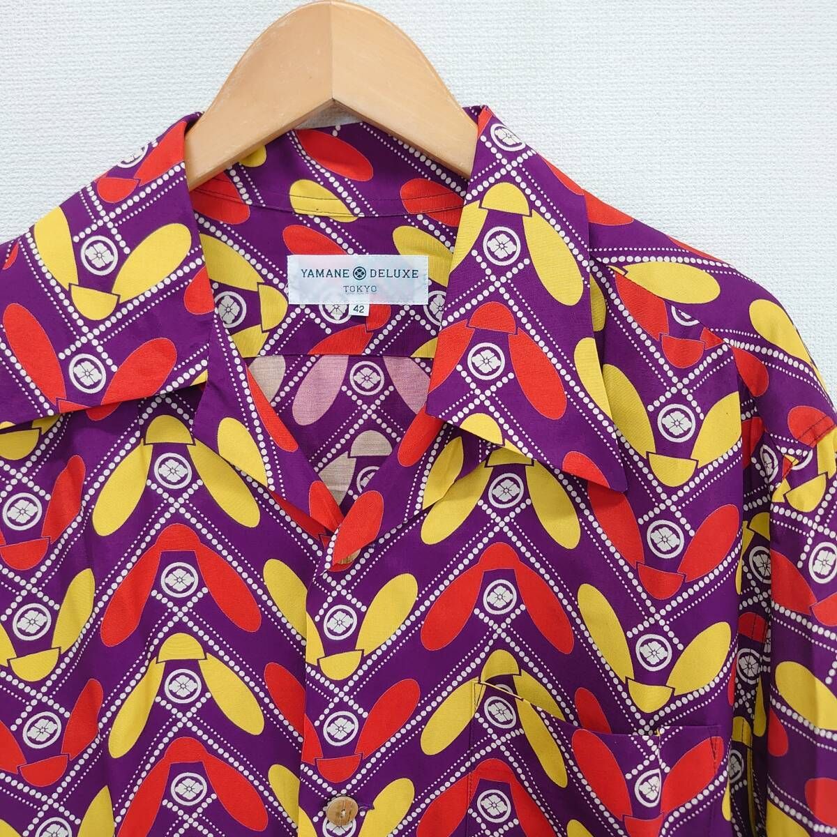 YAMANE DELUXE ヤマネデラックス アロハシャツ オープンカラー