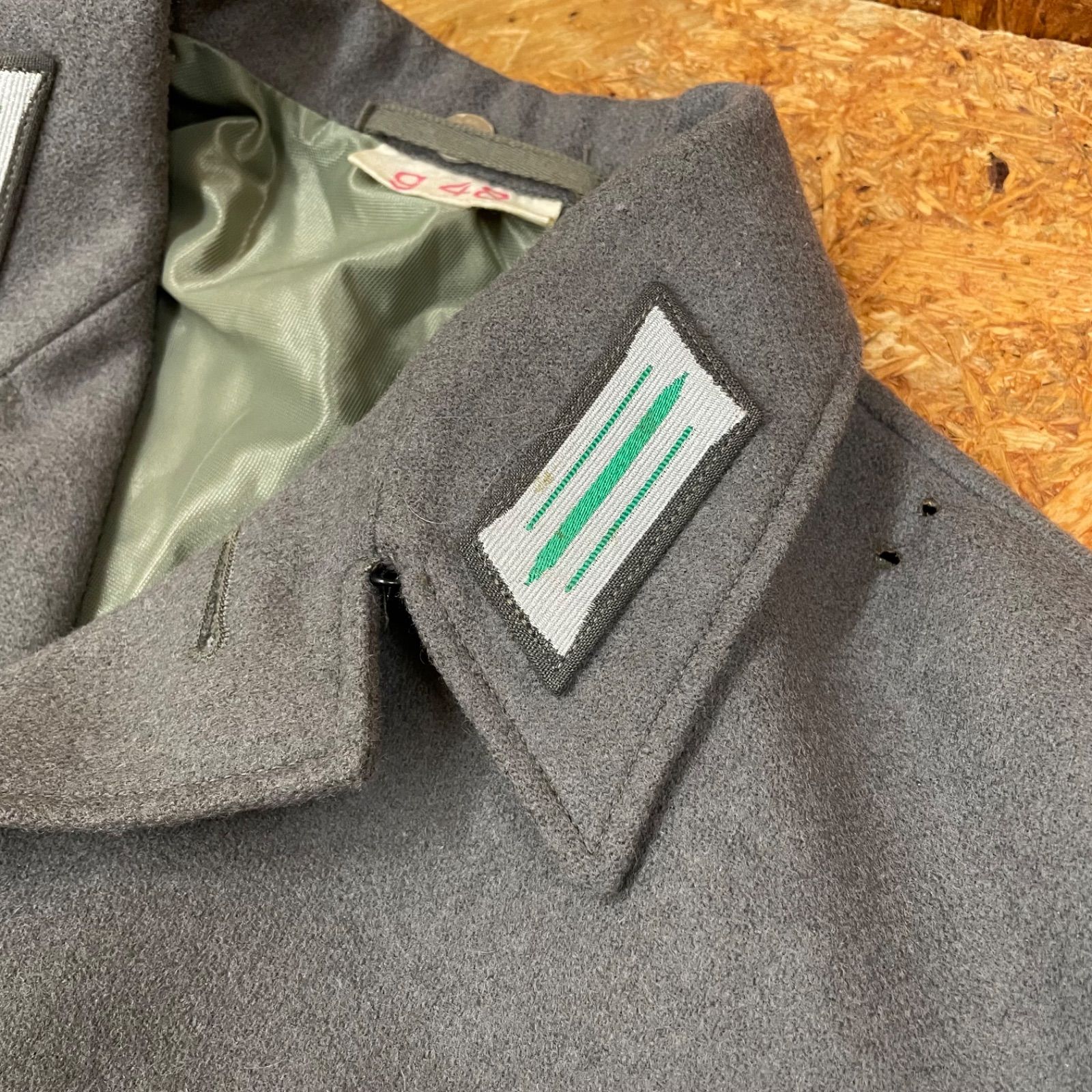 MILITARY 東ドイツ軍 NVA 国境警備隊 ウールジャケット 制服 国境部隊 