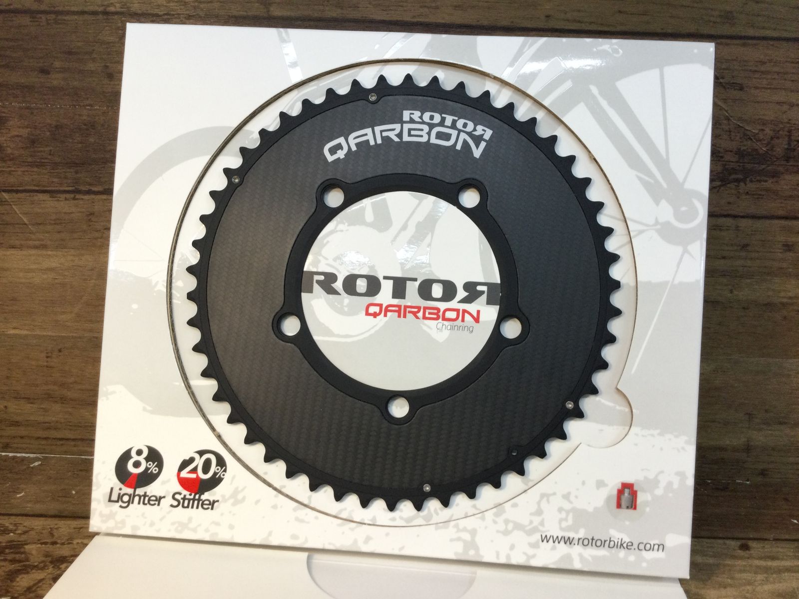 FY508ローターROTORQARBONNO-QAEROアウターチェーンリングPCD11050T5
