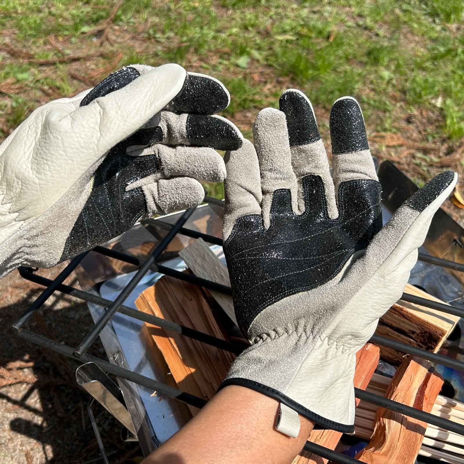 新品•未使用】牛革製手袋 Mサイズ2個セット 革手袋 手袋 費やさ 