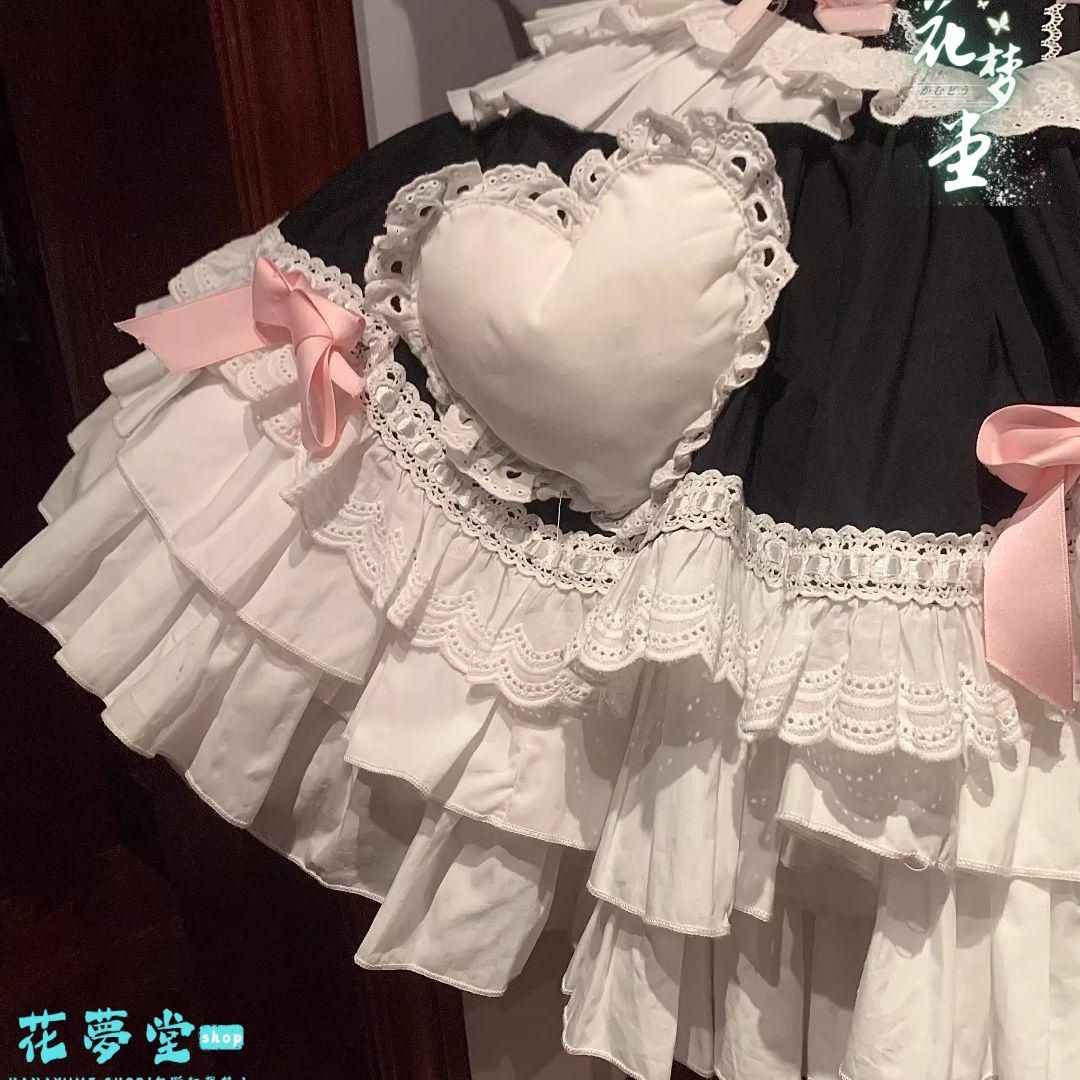 25年 コスプレ ロリータ~~オリジナル 洋服 ワンピース メイド かわいい K466 撮影会 舞台 イベント 花夢堂-300