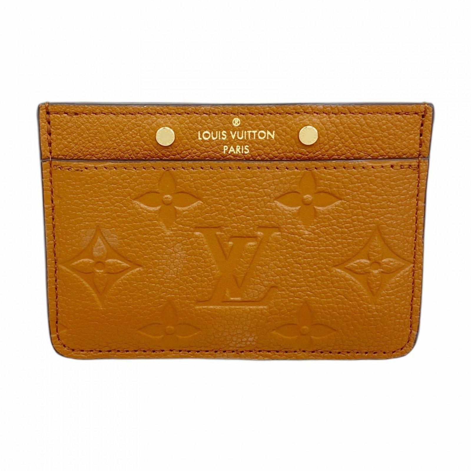 ルイ ヴィトン Louis Vuitton ルイ ヴィトン 名刺入れ カードケース モノグラム アンプラント ポルトカルトサーンプル M83678 コニャックレディース