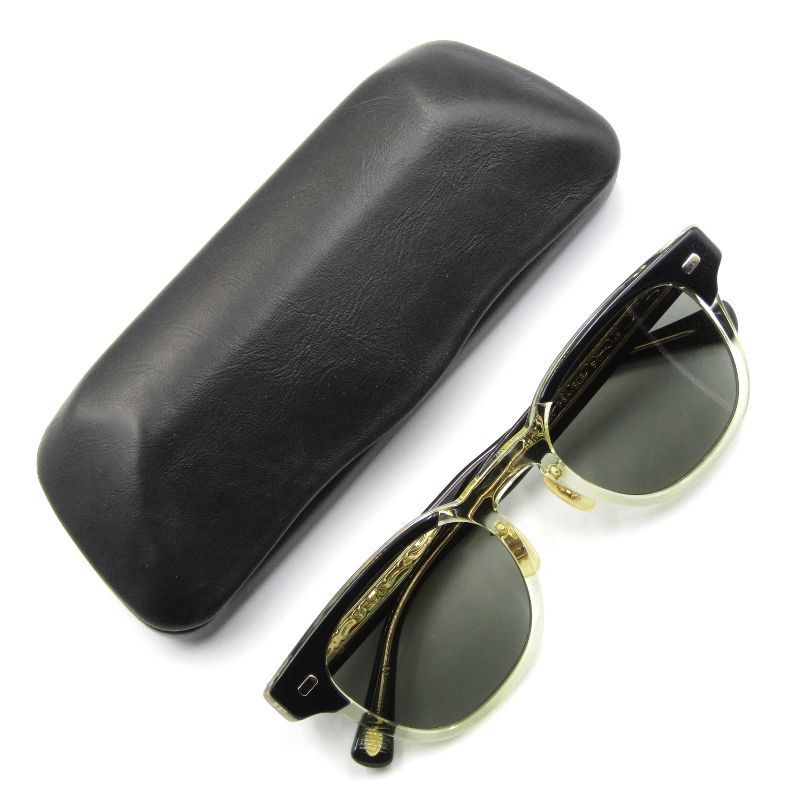 EYEVAN アイヴァン サングラス Hank SUN ハンク 偏光 ブロウ ウェリントン PBK|ECR ピアノブラック|エクリュ65007872