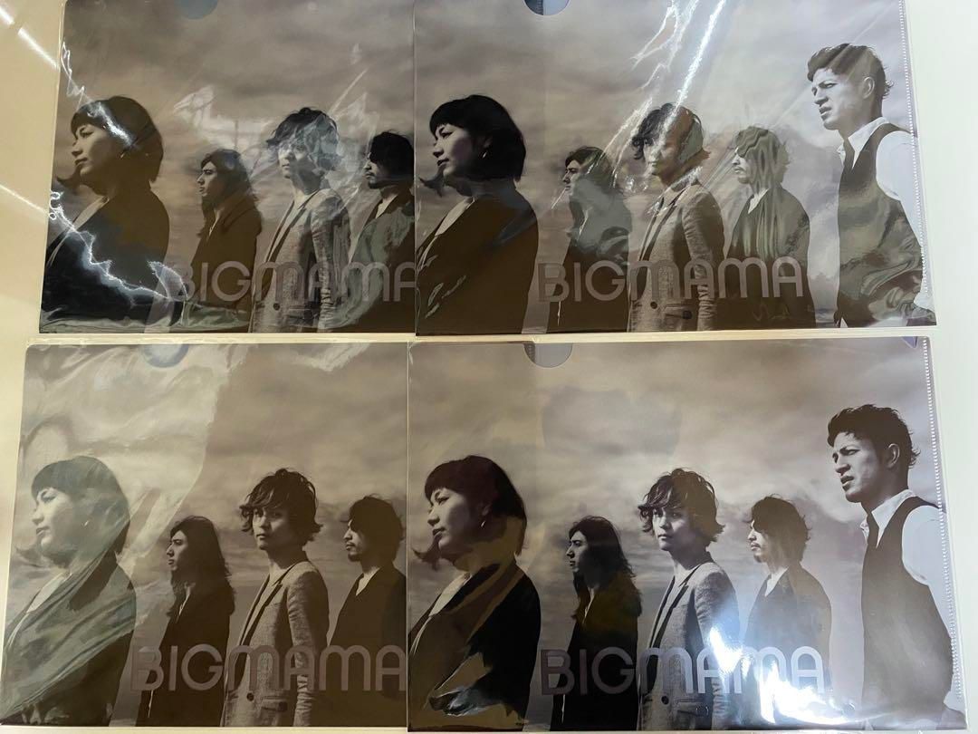超 !! 超 品!! 未開封!! 4枚セット!! BIGMAMA クリアファイル