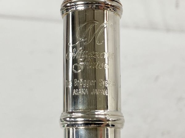 ミヤザワ フルート　NS MZ-3B L/R 925 頭管部銀製　Eメカニズム ミヤザワ フルート NS MZ-3B L/R 925 頭管部銀製 Eメカニズム